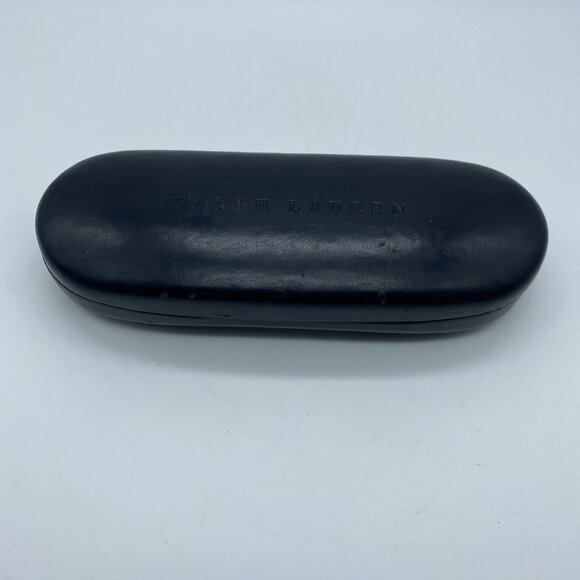 Ralph Lauren Polo Black Clamshell Glasses Sunglasses Hard Case 6.25 x 2.5 x 1 - Picture 1 of 8